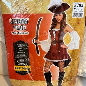 Women’s Castaway Pirate Costume